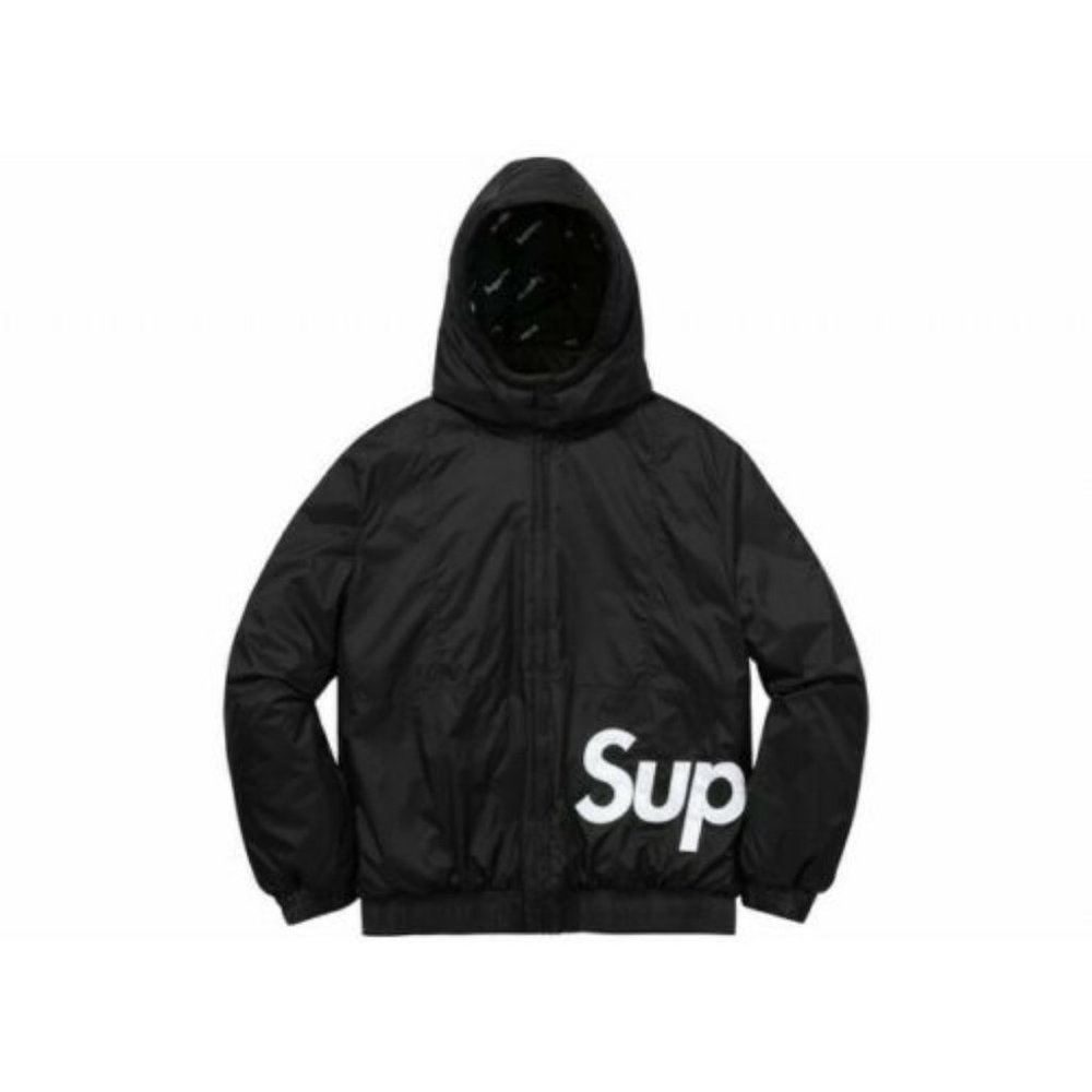 Supreme Sideline Side Logo Parka | Black | Size M